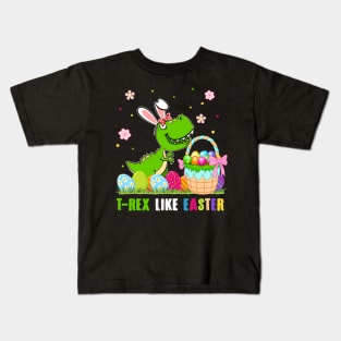 T-rex Like Easter Funny Kids T-Shirt